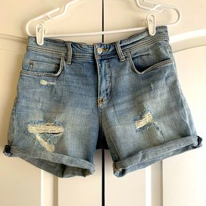 Anthropologie Denim Boyshorts